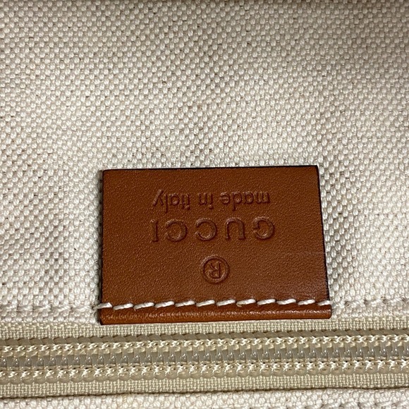 Gucci GG patterned tote bag shoulder laptops Purple - Picture 10 of 11